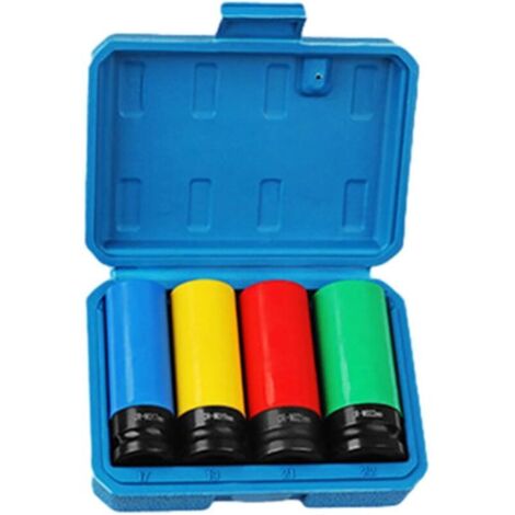 Lot de douilles de protection de roue en acier CRMO de 1,27 cm haute résistance pour l'entretien et la réparation de voiture (1/4)
