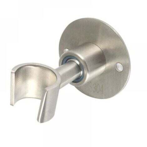 Support de pommeau de douche en acier inoxydable, 1 pièce, réglable à 360°, support de pommeau de douche mural en métal