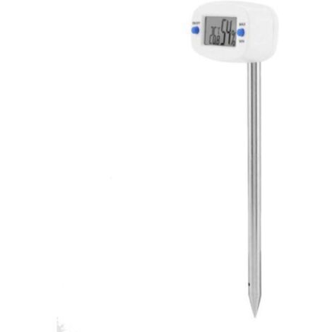Hygromètre de sol numérique, écran LCD, testeur de température et d'humidité avec sonde, testeur de sol électronique pour plantes de jardin