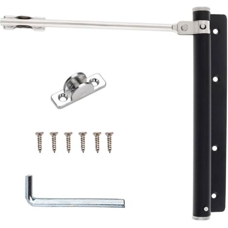 Porte Closers, Ferme Porte Automatique, Ferme Porte à Ressort, Ferme Porte en Acier Inoxydable, Réglable Ferme Portes Avec Vis, Pour les Portes Intérieures et Extérieures Maison & Bureau & Hôtel (1/4)