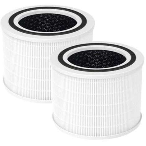 Lot de 2 filtres Core 200S compatibles avec le purificateur d'air LEVOIT Core 200S, filtre HEPA True H13 3 en 1, charbon actif haute efficacité, filtre de remplacement Core 200S-RF, b
