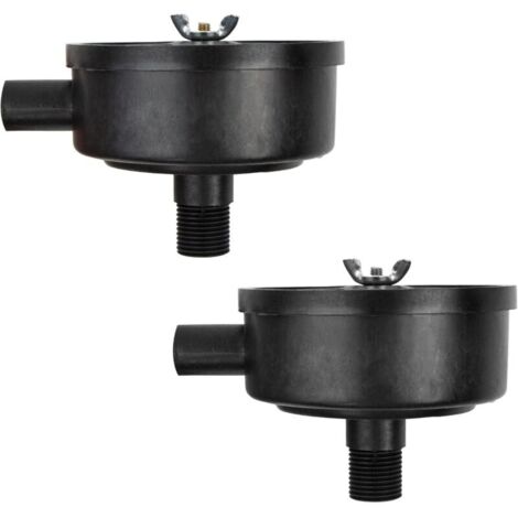 Filtre Silencieux Compresseur D'air Accessoires, à air Comprimé 1/2" 20mm Male Filetage Plastiques Coque Air Compresseur Silencieux Filtres pour Les Chaudières à Compresseur D'air 2 Pièces
