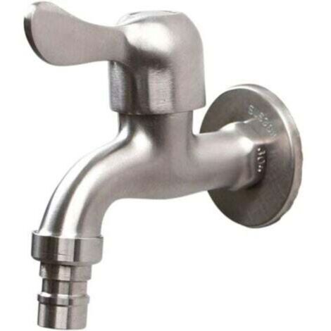 Robinet en fonte, robinet de vidange en acier inoxydable 304, robinet de 1/2 po (1/4)