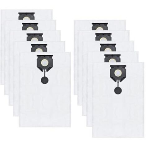 Accessoires pour aspirateurs eau et poussière Kärcher NT 30/1 Ap Te L, NT 30/1 Ap L, NT 30/1 Tact L et NT 30/1 Tact Te L 30 L. Sacs de rechange pour aspirateur (10 pièces).