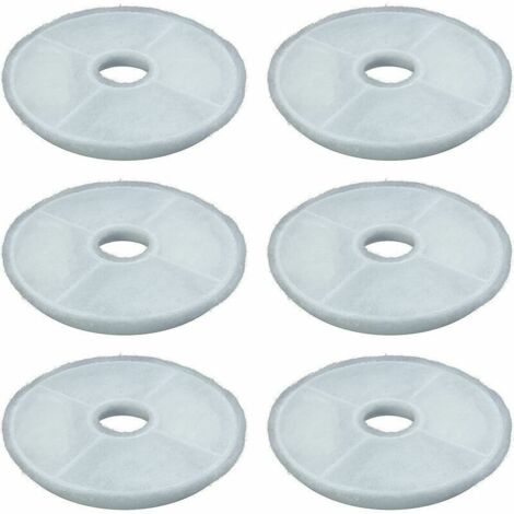 Accessoire pour aspirateur Filtres compatibles avec les fontaines Catit Design Senses et les fontaines à fleurs Catit, paquet de 6