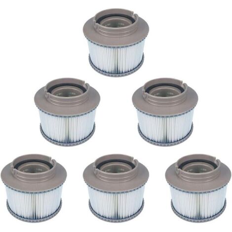 Paquet de 6 filtres MSPA de remplacement pour FD2089, pompe à cartouche filtrante adaptée à tous les spas MSPA actuels