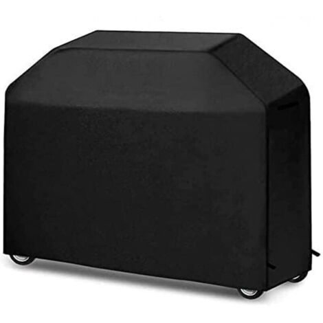 Housse de protection imperméable pour barbecue 190 x 71 x 117 cm noire (1/3)