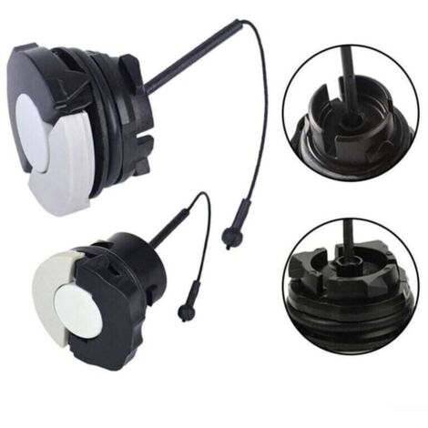 Lot de 2 bouchons pour réservoir à huile / Bouchon d'Essence carburant pour tronçonneuse ms171 ms181 MS200 ms210 ms200t ms211 ms192 ms192t ms230 ms240 ms250 ms260 ms340 MS360 56Vingt , (1/4)