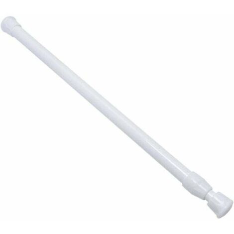 Tringle à rideau extensible, barre de tension extensible, facile à installer pour rideaux en filet, barres télescopiques extensibles pour rideau de douche, de baignoire, d'armoires de porte