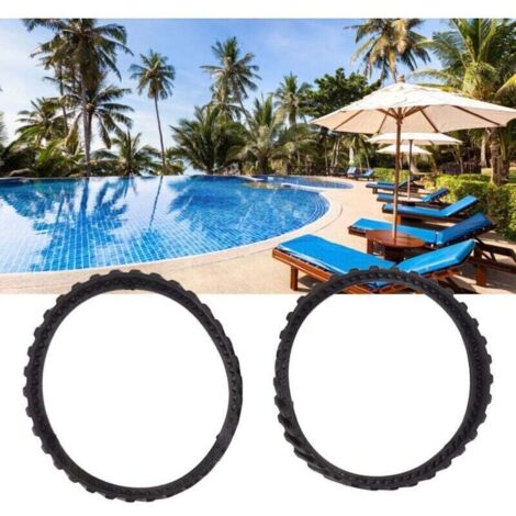 2 pièces de chenilles de pneus de nettoyage de piscine pour MX6 MX8 MX9, R0526100, accessoires de remplacement de piste de ceinture de piscine, pneus de nettoyage de piscine