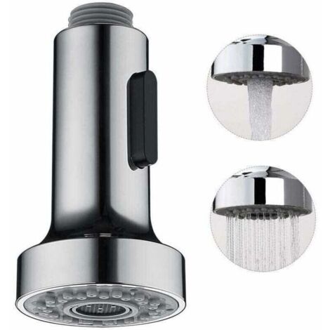 Cuisine 2 Modes Tête Cuisine Douchette Remplacement Douchette pour Rétractable Mitigeur Cuisine (1/4)