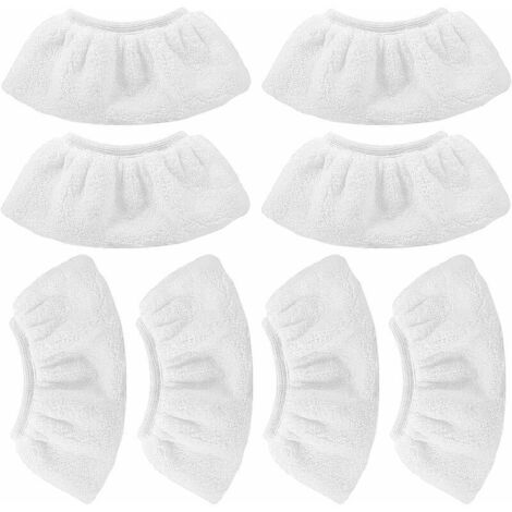 8 PCS Bonnettes Microfibre pour, Chiffons pour Buse à Main Accessoire pour Nettoyeurs Vapeur SC 1, 2, 3, 4, 5,GU.B/bon
