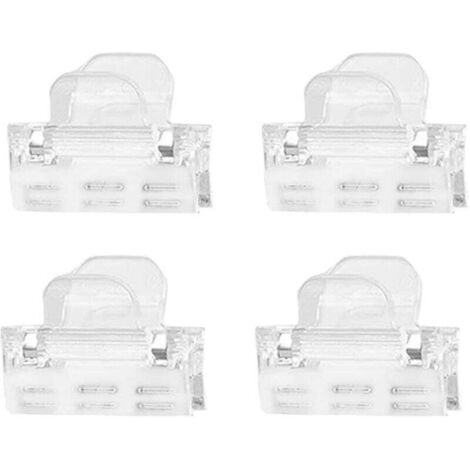 Clips de sac pour le stockage des aliments - 4 clips de stockage de collations Clips de rangement portables pour réfrigérateur, pour thé, chips, assaisonnements, collations, sandwichs (1/3)