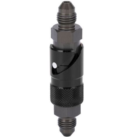 Déconnexion de la conduite de frein, raccord de tuyau de frein en alliage d'aluminium universel pour motos de re(le noir). (1/3)