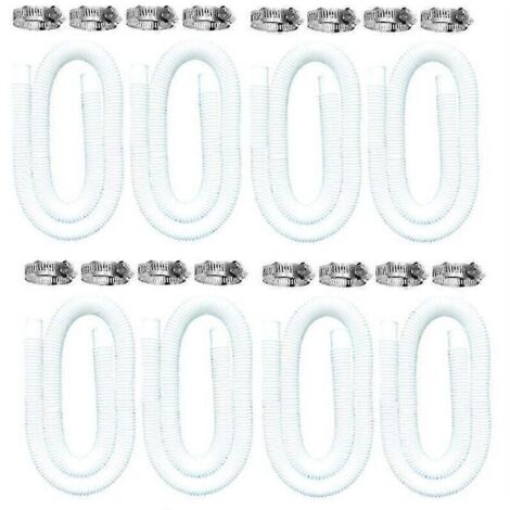 Tuyau de rechange pour piscine, diamètre 1,25 pouce, accessoire pour pompe de piscine, tuyau de rechange de 59 pouces de long pour piscines hors sol (1/4)