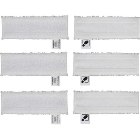 Accessoires Set de Chiffons pour Nettoyeur Vapeur Kärcher Easyfix SC2 SC3 SC4 SC5 Bonnettes Microfibres Nettoyeurs à vapeur