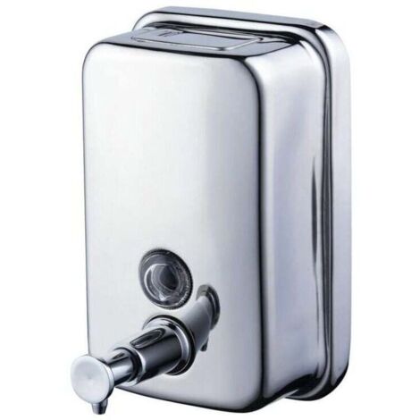 18oz/ 500 ML Distributeur de Savon Mural pour Cuisine et Salle de Bain, Acier Inoxydable, Chrome Poli, BA4028SS5