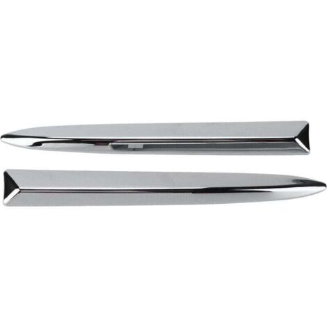 Bande de Moulure de Garniture Chrome Suprieure de Pare-chocs Avant, 735455041 de Remplacement pour FIAT 500 2007 2015