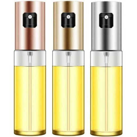3 Pièces Vaporisateur d'huile, Bouteille de Pulvérisation d'huile, Pulvérisateur d'huile d'olive, Spray Huile et Vinaigre pour Cuisson, Barbecue, Salade, Cuisson, Rtissage (100ML) (1/3)