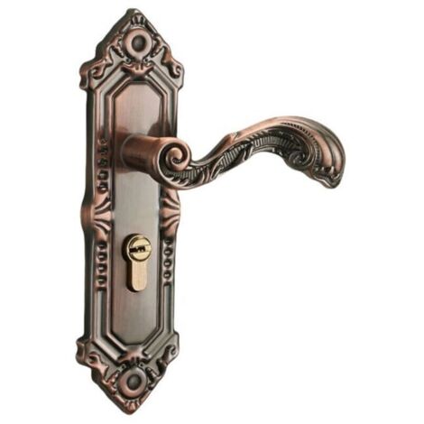 Porte D'entrée Senture de Verrouillage en Aluminium Retro Intérieur Rétro Lock pour le Levier de la Chambre à la Maison