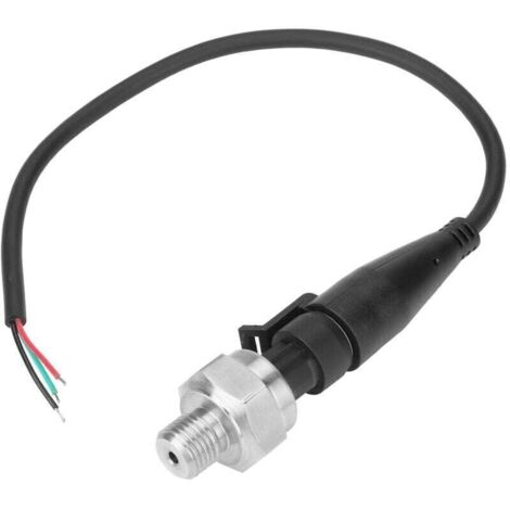 Capteur de pression G1/4", entrée 5 V, sortie 0,5-4,5 V/0-5 V, pour eau-diesel (0-100 psi)