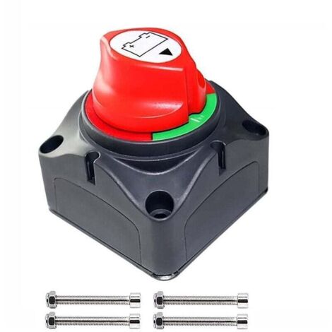 12V-48V Coupe circuit, Coupe circuit batterie, Coupe batterie, Isolateur interrupteur de batterie, coupe batterie re, pour res, bateaux, camions, camping-cars, remorques de voyage