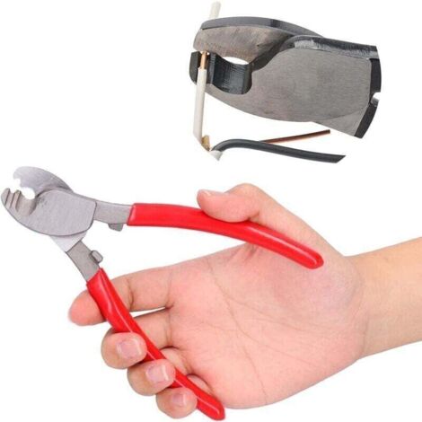 Pince à Câble, Coupe-câble Portable Pince à Isolation en Cuivre et Aluminium pour Câble en Aluminium, Cuivre et de Communication