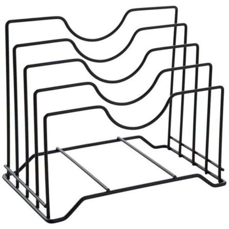 Étagère de rangement pour ustensiles de cuisine, étagère de cuisine en métal et fer, support pour assiettes, couvercles de casseroles, planches à découper