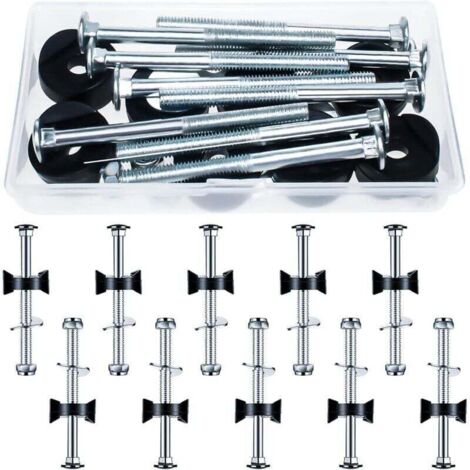 Lot de 10 Accessoires pour Trampoline pour Piquets de Trampolines Entretoises de Trampoline vis pour Fixation du Trampoline Convient pour Grand Trampoline et Petit Trampoline