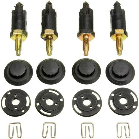 4 Set Kit de Fixations Couvre Moteur 2.0 HDI tible avec Citroën Berlingo C4 C5 Xantia Xsara et Peugeot 206 306 307 406 607 806 Expert OEM 0137F6 13711 Clips + Boulons (1/3)