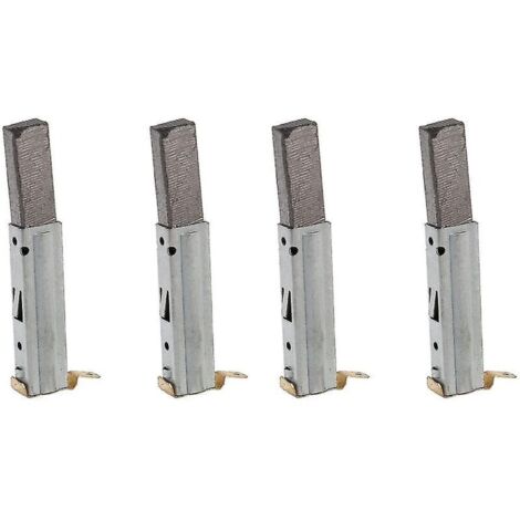 Lot de 4 balais de charbon universels pour moteur d'aspirateur Baiyun