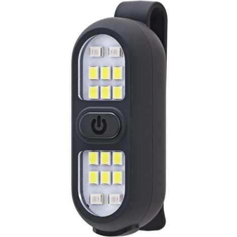 Lot de 1 Lampes de Course à Pied à Clipser Rechargeables lumière de sécurité pour Coureurs Lampe de Poche Mains Libres Lampe de Travail LED Clignotante Clignotant Jogging Promenade Camping rando