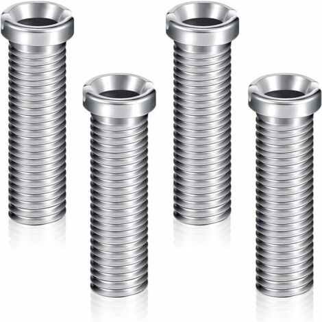 4 Vis de Panier d'Évier 45 mm Vis de Bonde en Acier Inoxydable Accessoires de Fixation Vis de Boulon d'Évier Vis de Bouchon de Crépine de Panier d'Évier pour Cuisine Lavabo