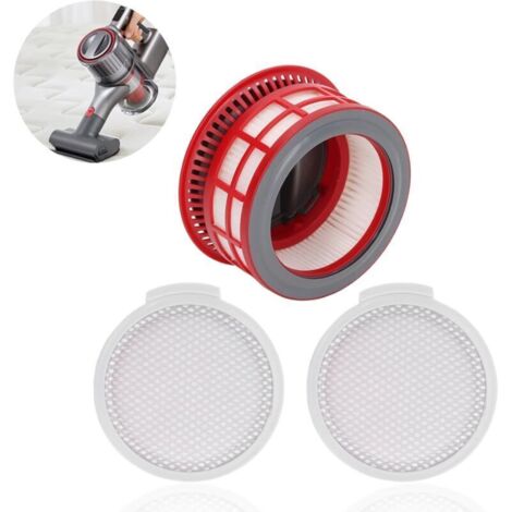 Filtre avant en coton et 1 filtre HEPA arrière pour aspirateur Compatible sans fil Roborock H7