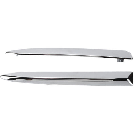 Garniture chromée de moulage supérieur de pare-chocs avant de voiture, remplacement 735455041 pour FIAT 500 2007 – 2015