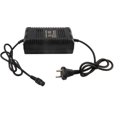 Chargeur de batterie 36 V pour trottinette électrique et vélo, connecteur mâle 3 broches