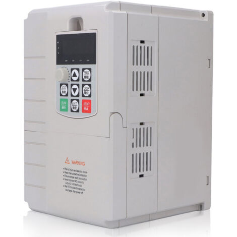 Convertisseur de Fréquence VFD 220V Monophasé à 3 Phases 380V Variateur de Fréquence 7.5KW pour le Contrôle de la Vitesse du Moteur