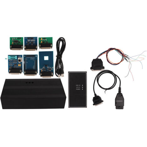 Pour Iprog Plus V85 ECU programmeur adaptateurs complets prise en charge Immo kilométrage AB réinitialisation pour les automobiles