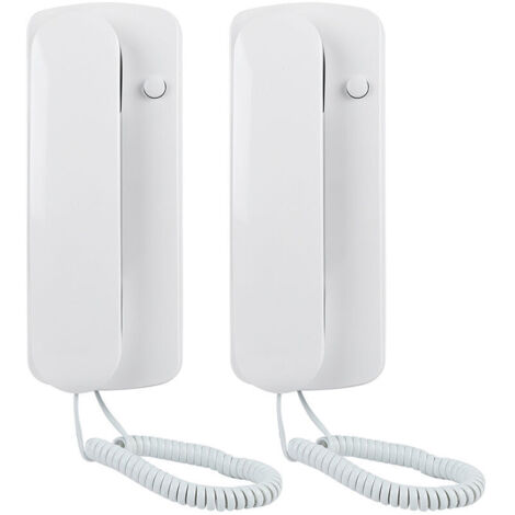 Interphone filaire bidirectionnel pour portier audio de villa, bureau à domicile, talkie-walkie non visuel