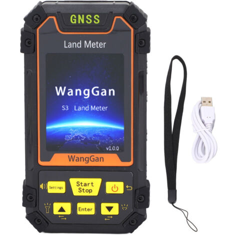 Mini-géomètre portable, outil de mesure de surface GNSS, écran couleur 2,4 pouces, Surveyor S3