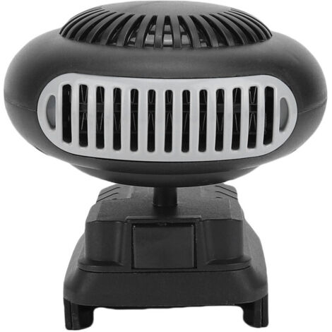 Chauffage d'appoint sans fil 170 W, 2 vitesses, chauffage rapide, désembuage, dégivrage, ventilateur à piles pour la maison, la voiture et le chantier.