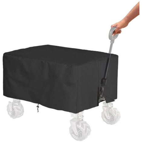 Housse de protection pour chariot de transport,Imperméable,Anti-poussière ,137x61x56cm,Pour chariot de jardin(non Chariot de Camping)