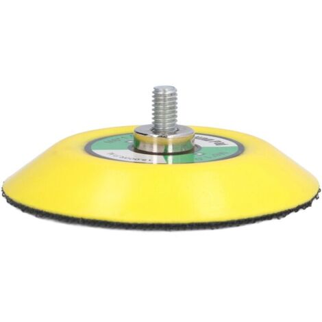 Plaque arrière auto-agrippante pour ponceuse pneumatique, polisseuse, tampon en PU pour le meulage et le polissage, filetage M6x1 de 3 pouces, 15 000 tr/min (1/4)