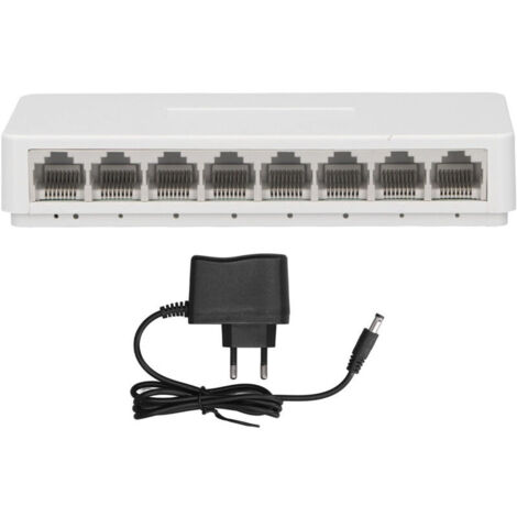 Répartiteur de Hub de réseau domestique de commutateur Ethernet non géré Gigabit à 8 ports pour caméra de Surveillance