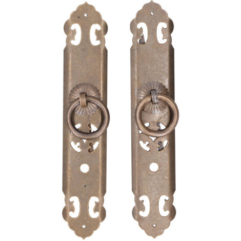 Poignée de porte de Style chinois, barre droite rétro, raccords de quincaillerie pour tiroir et placard (1/4)