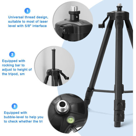 Multifunctional 16-line laser level 3 ° self-leveling machine rechargeable lithium battery leveling tool omnidirectional floor wall stickers waterproof home improvement tool kit with 1.2 (1/4)
