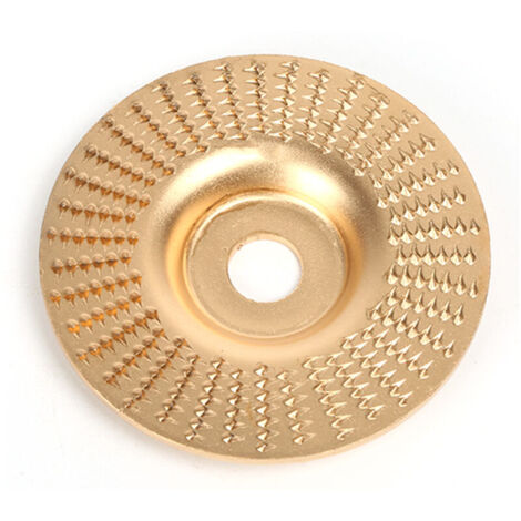Disques de sculpture sur bois pour meuleuse d'angle pour fixation de 10,2 cm , meuleuse à souche, pour le travail du bois, disque de sculpture,1pcs (1/4)