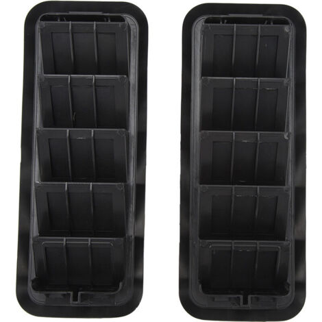 2pcs Grille de décharge d'aération de panneau arrière 13596856 Remplacement pour Chevy Silverado 1500 2500 3500 HD