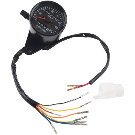 Compteur de vitesse universel, odomètre rétroéclairé par LED, pour motos et voitures