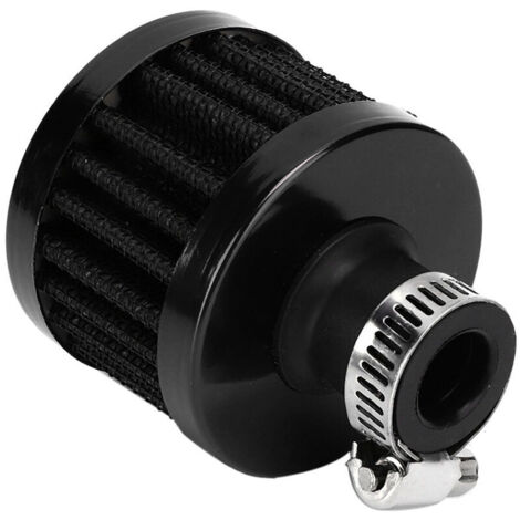 13mm/0.5in Mini filtre d'admission d'air évent reniflard de carter universel accessoire de voiture Noire (1/4)